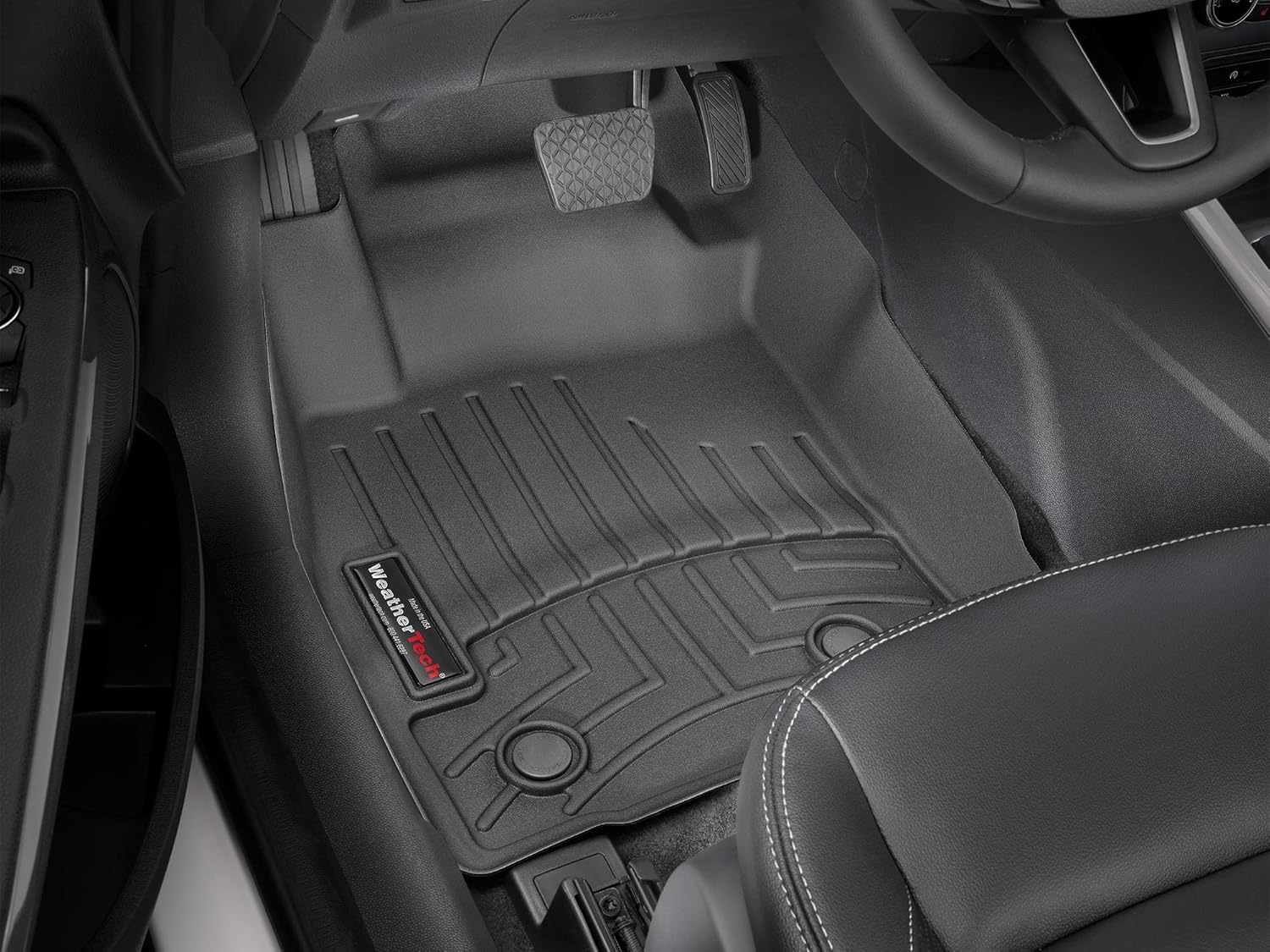 WeatherTech Custom Fit FloorLiners for Ford EcoSport - 1st Row (4413241), Black