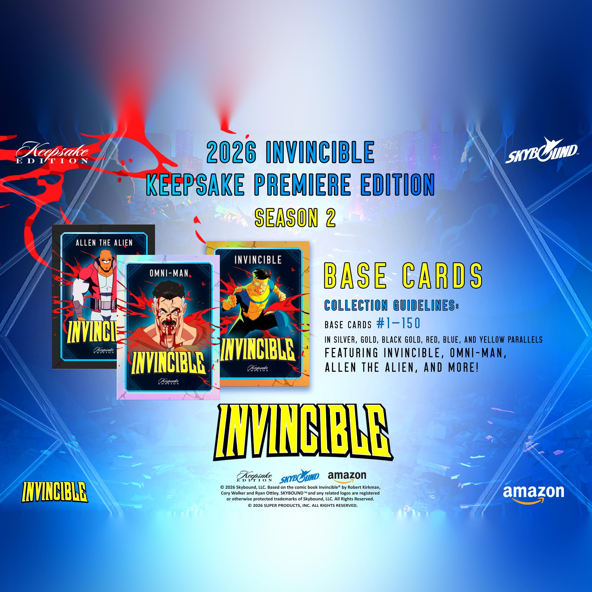 Invincible Season 2 Keepsake Premiere Breaker Box Cartes à collectionner