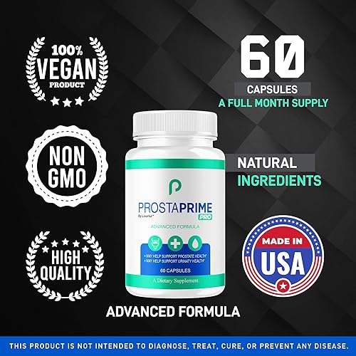 Miniatura 4 de ProstaPrime Pro Cápsulas - ProstaPrime Pro oficial para hombres píldoras suplemento de apoyo, fórmula avanzada natural premium salud y bienestar,