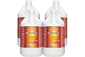 Wall Wash with BioSolve - Professional Grade Soot Remover for Fireplace and Hard Surface