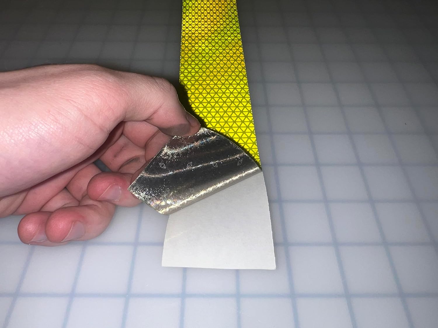 ORACAL 2"" Oralite V98 Lime Yellow Reflective Tape Sold in 5' 10' 20' & 30' Lengths Reflexite Orafol Prismatic Safety Tape (10' Feet)
