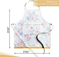 Vista 218 de Maison d' Hermine Delantal 100% de algodón para mujeres con bolsillo de cocina delantal de chef para hombres, decoración de Pascua