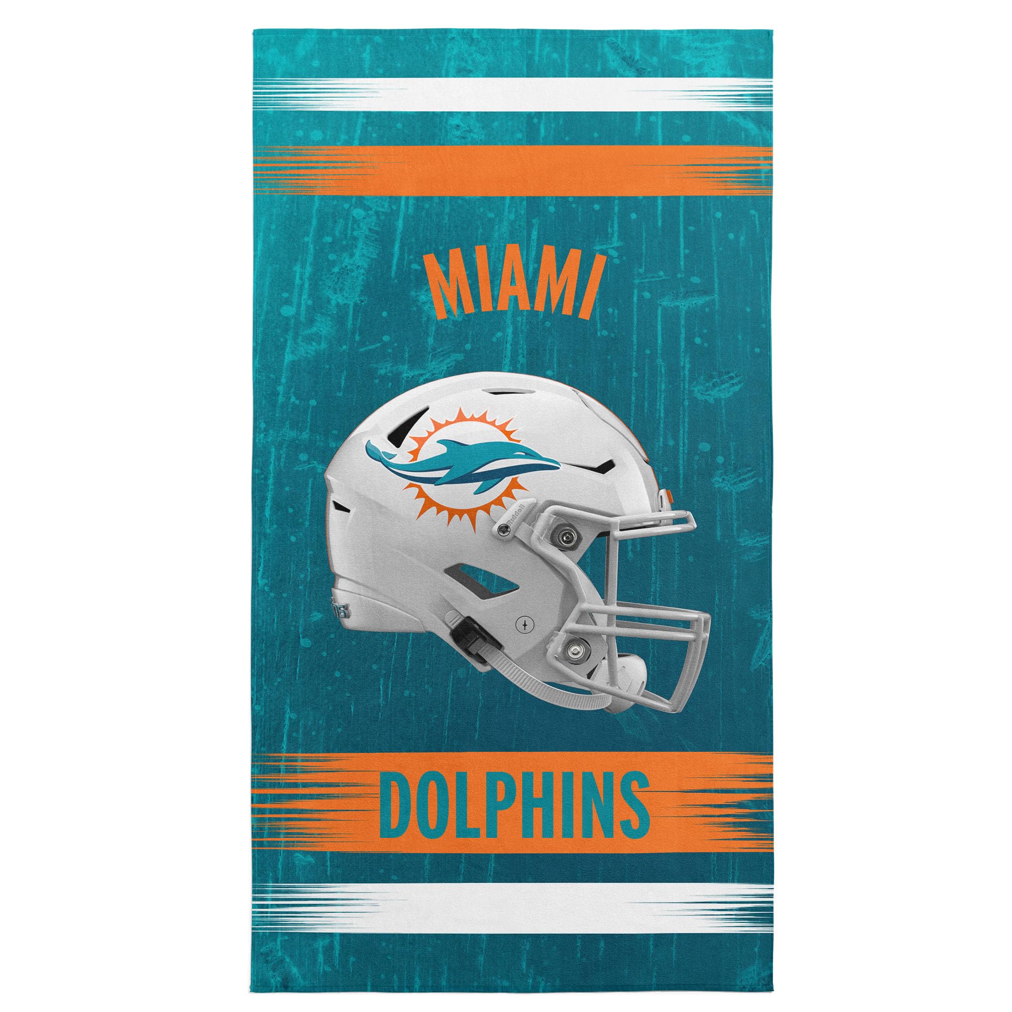 Northwest NFL Miami Dolphins Microfiber Beach Towel, 30 x 60 Inches – Quick Dry, Sand Resistant, Lightweight, Highly Absorbent, Blitz Design