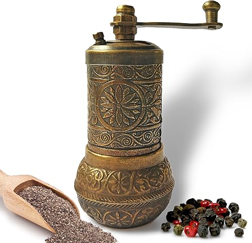 Molinillo de pimienta - Molinillo manual de especias - Molinillo de hierbas - Molinillo de pimienta - Molinillo de pimienta - Molinillo de especias
