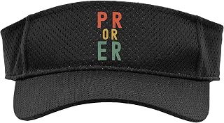 PR Or Er Men Weightlifting Bodybuilding Fitness Vintage Gym Sport Sun Visor