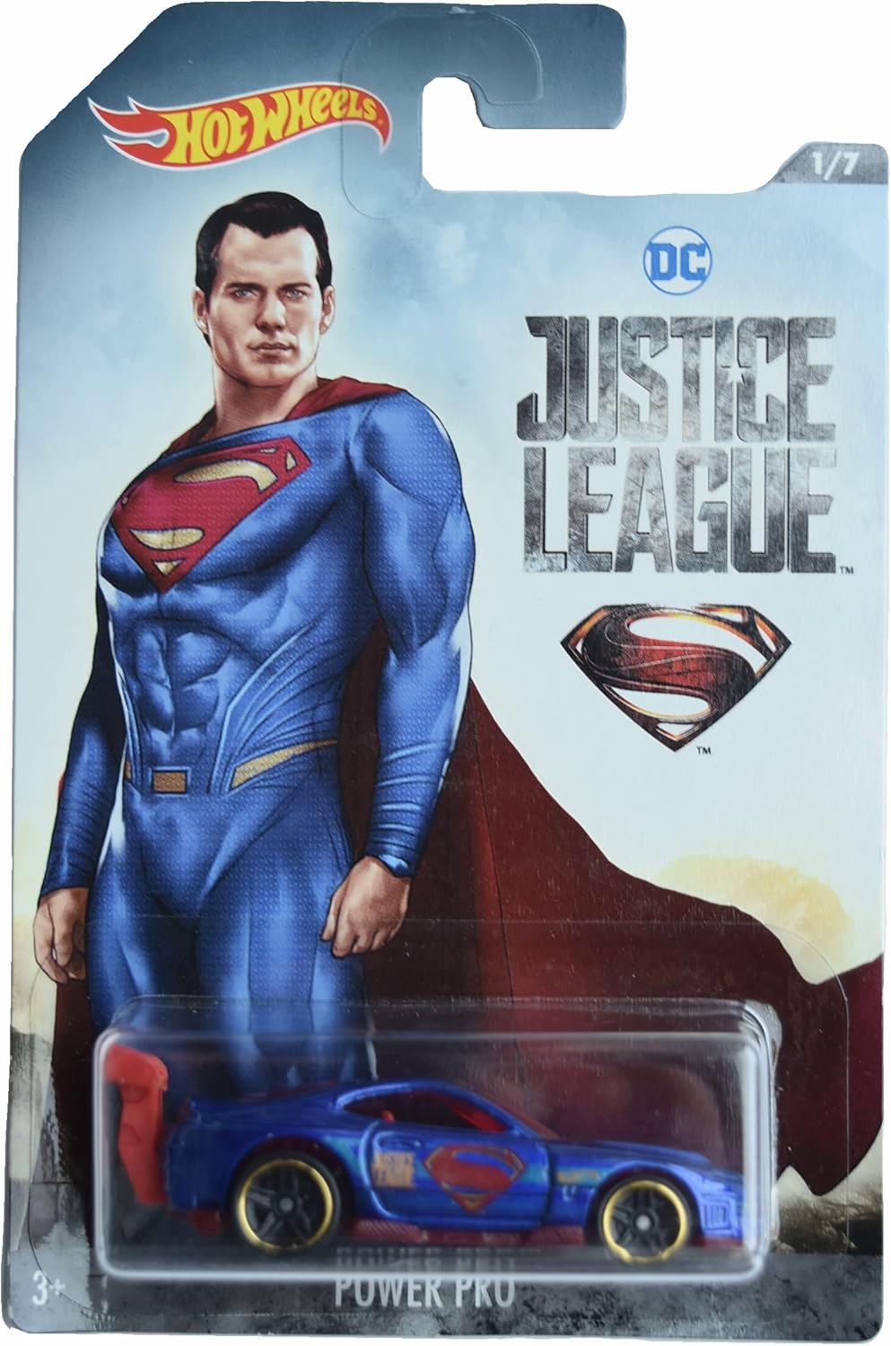 Hot Wheels Power Pro, Justice League 1/7 [blue]