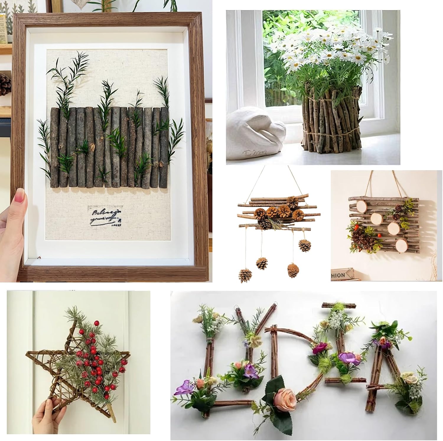 100 Pcs Craft Sticks,4 Inch Wood Sticks Crafts for DIY