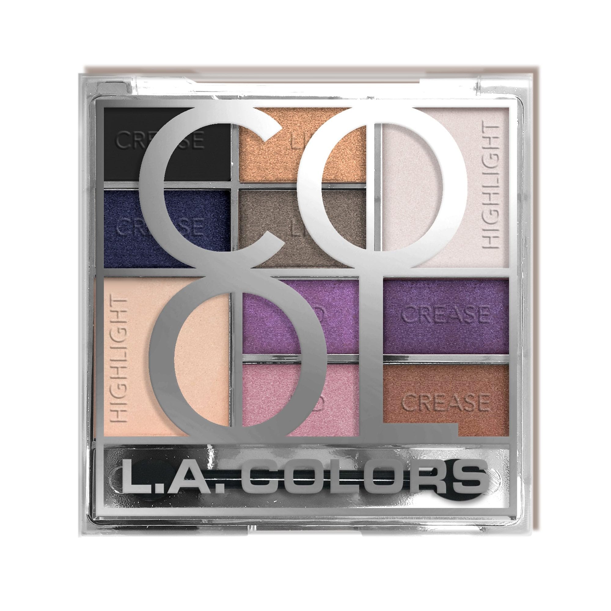 L.A. COLORS Color Block Eyeshadow, Cool CES137B