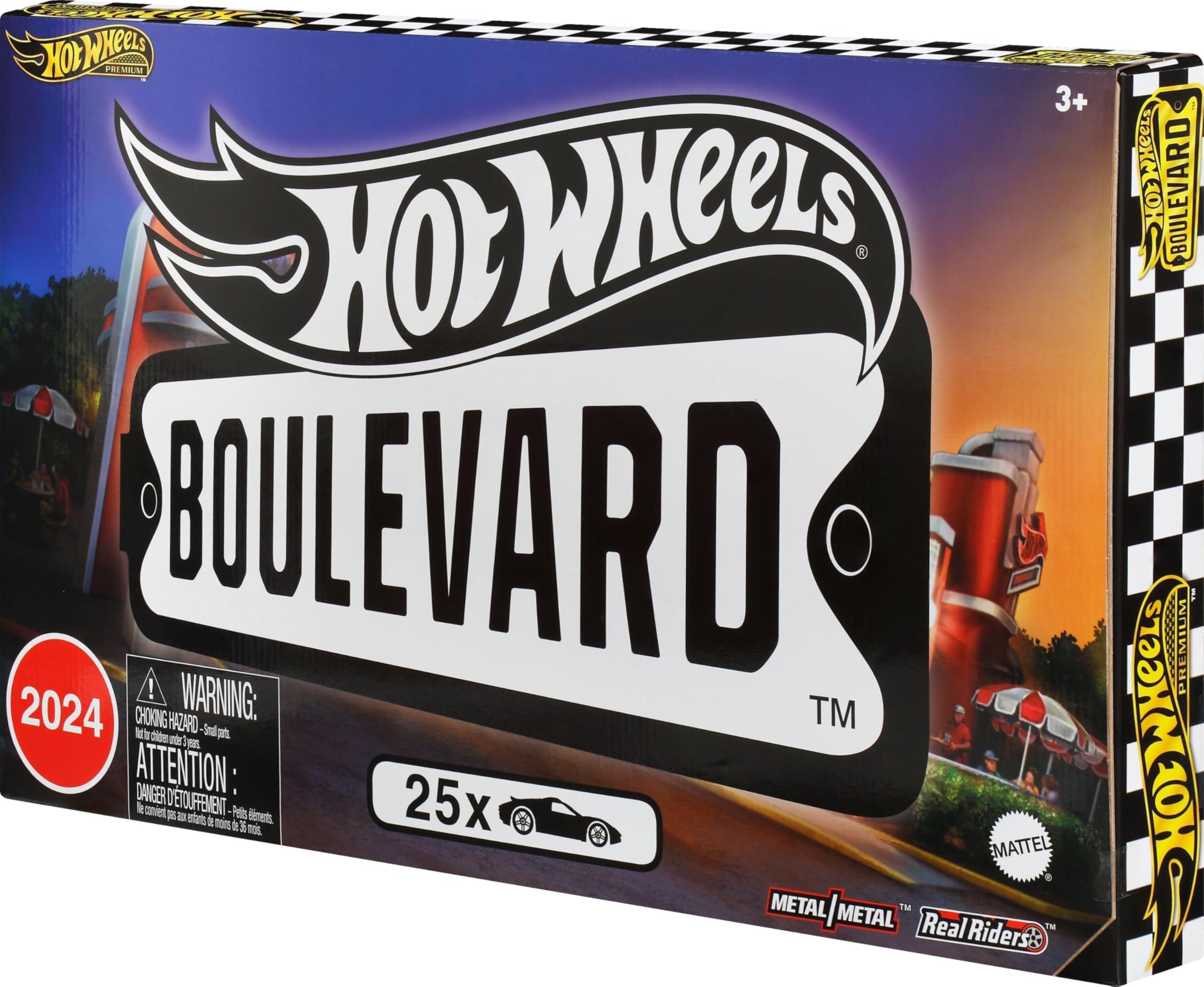 Hot Wheels Boulevard 2024 25台セット Hot Wheels Boulevard 25-Car Factory Set, 25 Premium 1:64 Scale Die