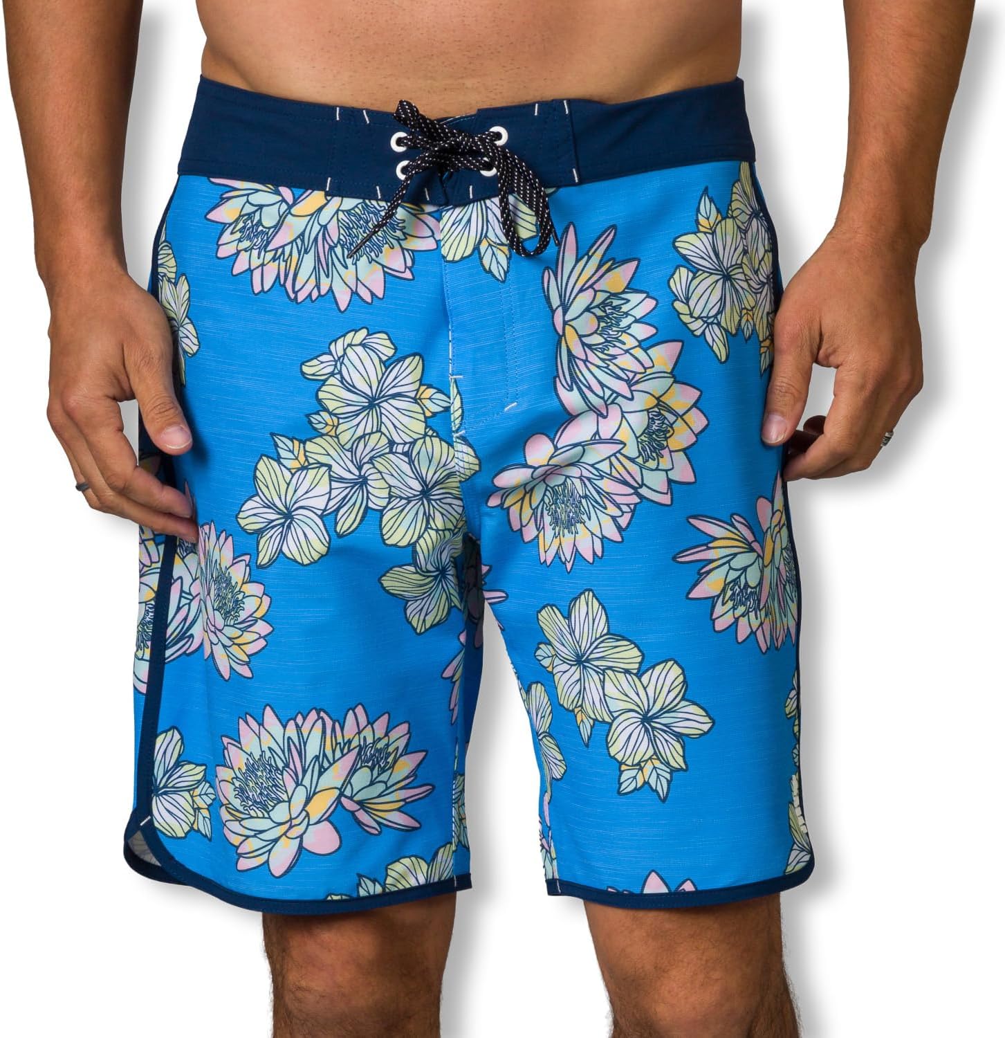 REEF Tanner Fixed Waist Boardshort Azure Blue