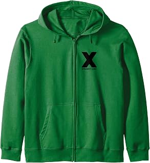X Straight Edge Hardcore Punk Rock Band Fan Zip Hoodie