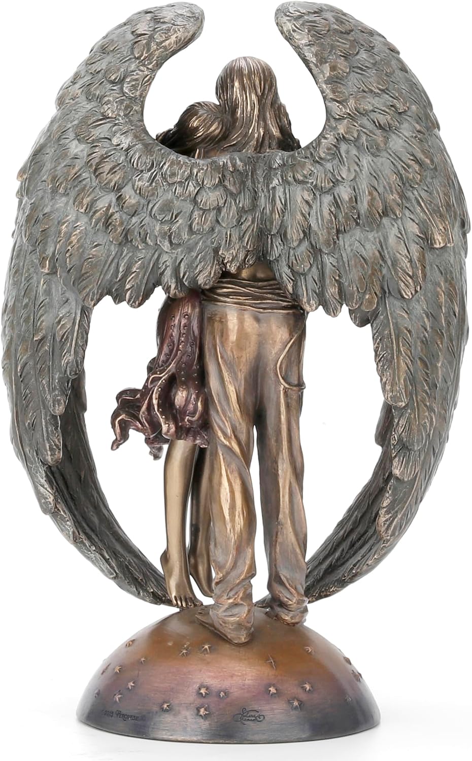 Unicorn Studios 10 1/4 Inch Guardian Angel Statue Cold Cast Resin Bronze Finish by Selina Fenech