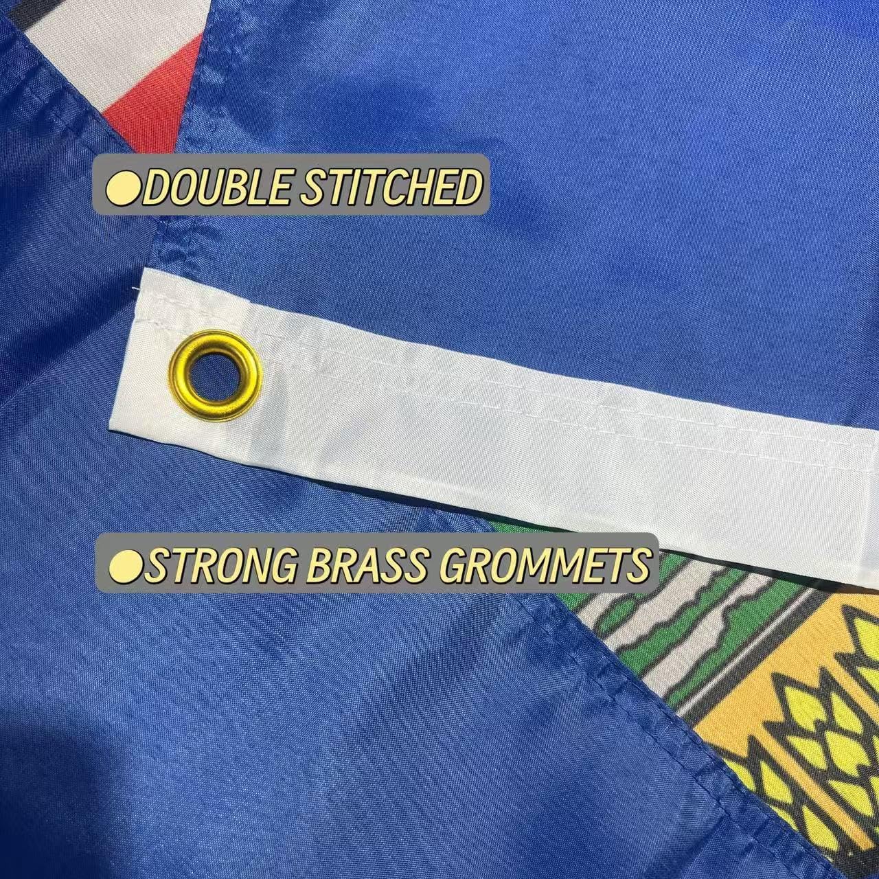 Louisiana State Flag 4X6 FT – Outdoor Decor Flags Vivid Color, All Weather, Double Stitched USA Louisiana LA State Flags,UV Resistant Polyester Flag with Sturdy Brass Ring. (4X6) - Image 3