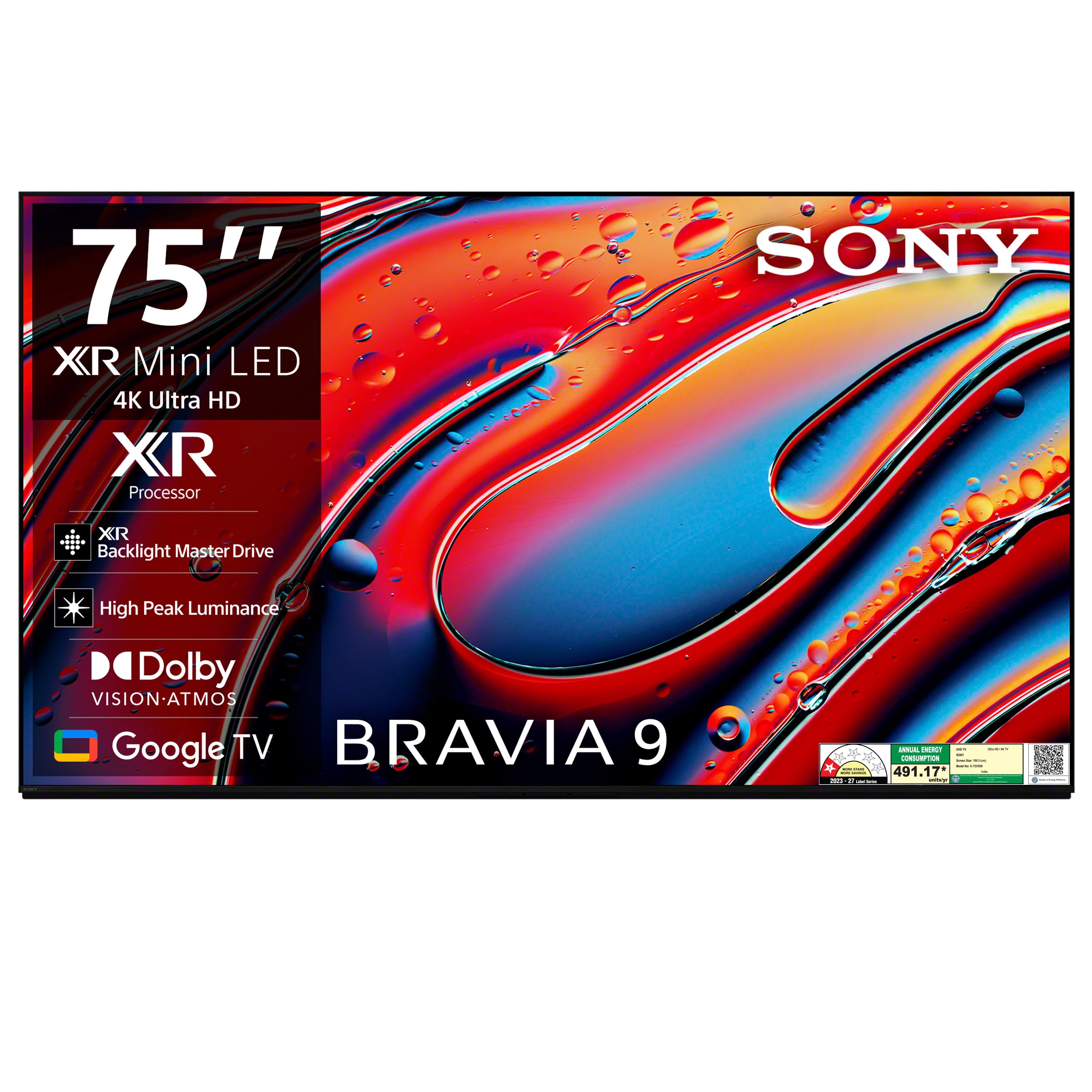 Sony BRAVIA 9 Series 75 inch 4K Mini LED Google TV - Image 1