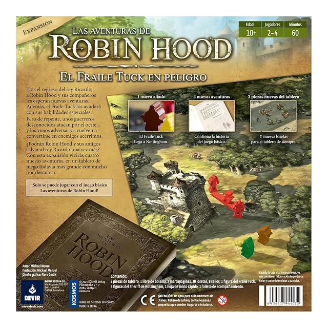 Foto 2 de 4 de Devir Las aventuras de Robin Hood