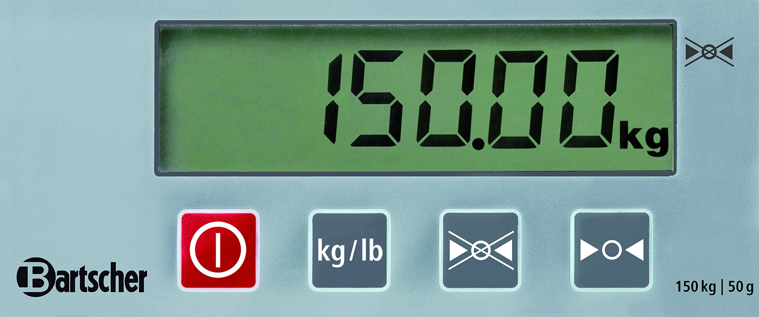 Bartscher Elektronische Digital-Waagen 150kg, 50g - A300151