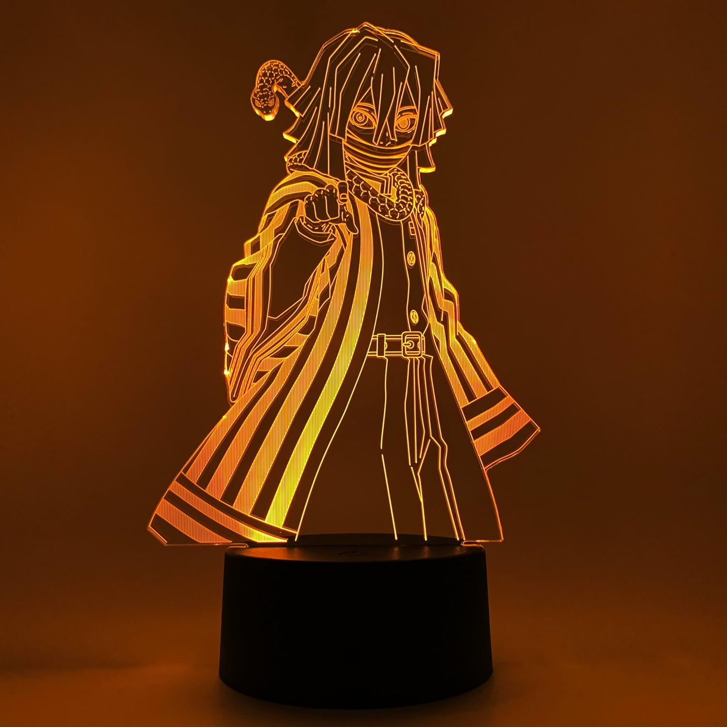 Otaku Lamps Demon Slayer - Obanai LED Anime Night Light, 16 Color RGB LED – Gift for Otaku