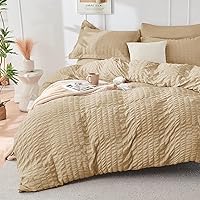 Vista 379 de HYMOKEGE - Juego de edredón tamaño king, color negro y rojo, de sirsaca, de 7 piezas, para todas las estaciones, en una bolsa, para dormitorio