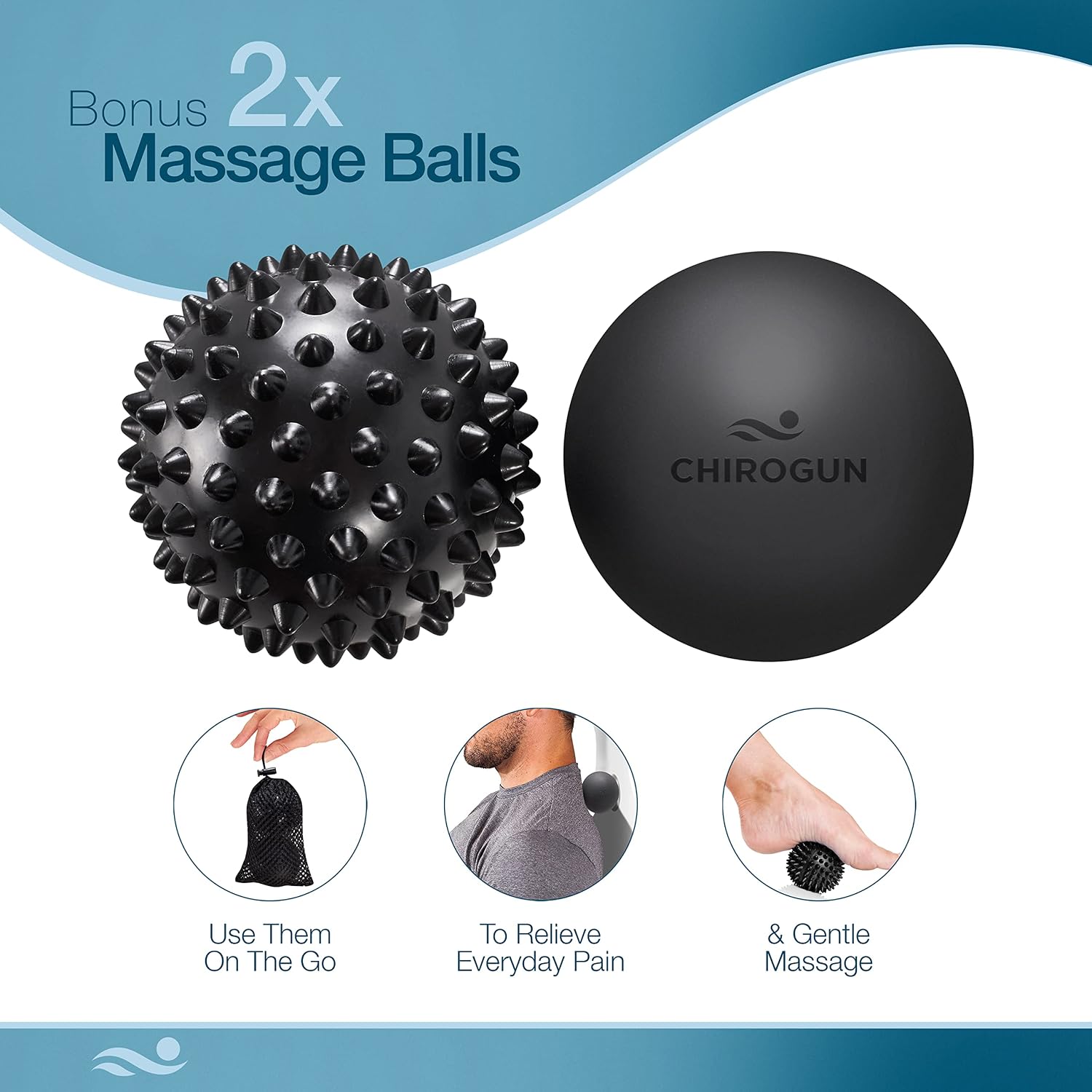CHIROGUN Percussion Massage Gun Deep Tissue Percussion Muscle Massager Percussion Massager Gun Muscle Massage Gun Deep Tissue Massager Deep Tissue Massage Gun Dark Gray