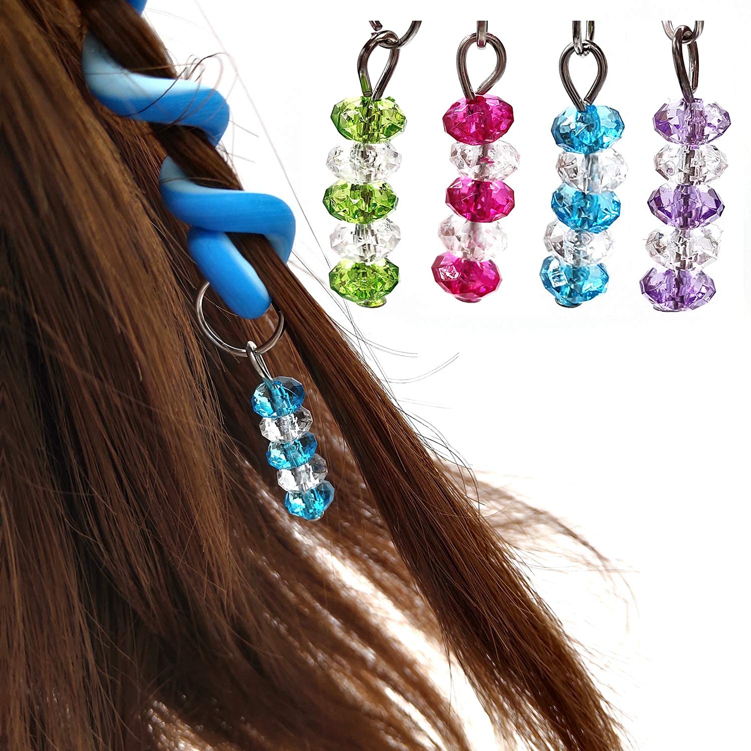 12 Colors Girls Hair Braid Clips, Hair Styling Twister Barrette, Spiral Spin Hair Tool Accessories for Birthday Pary, Bar, Wedding image 5