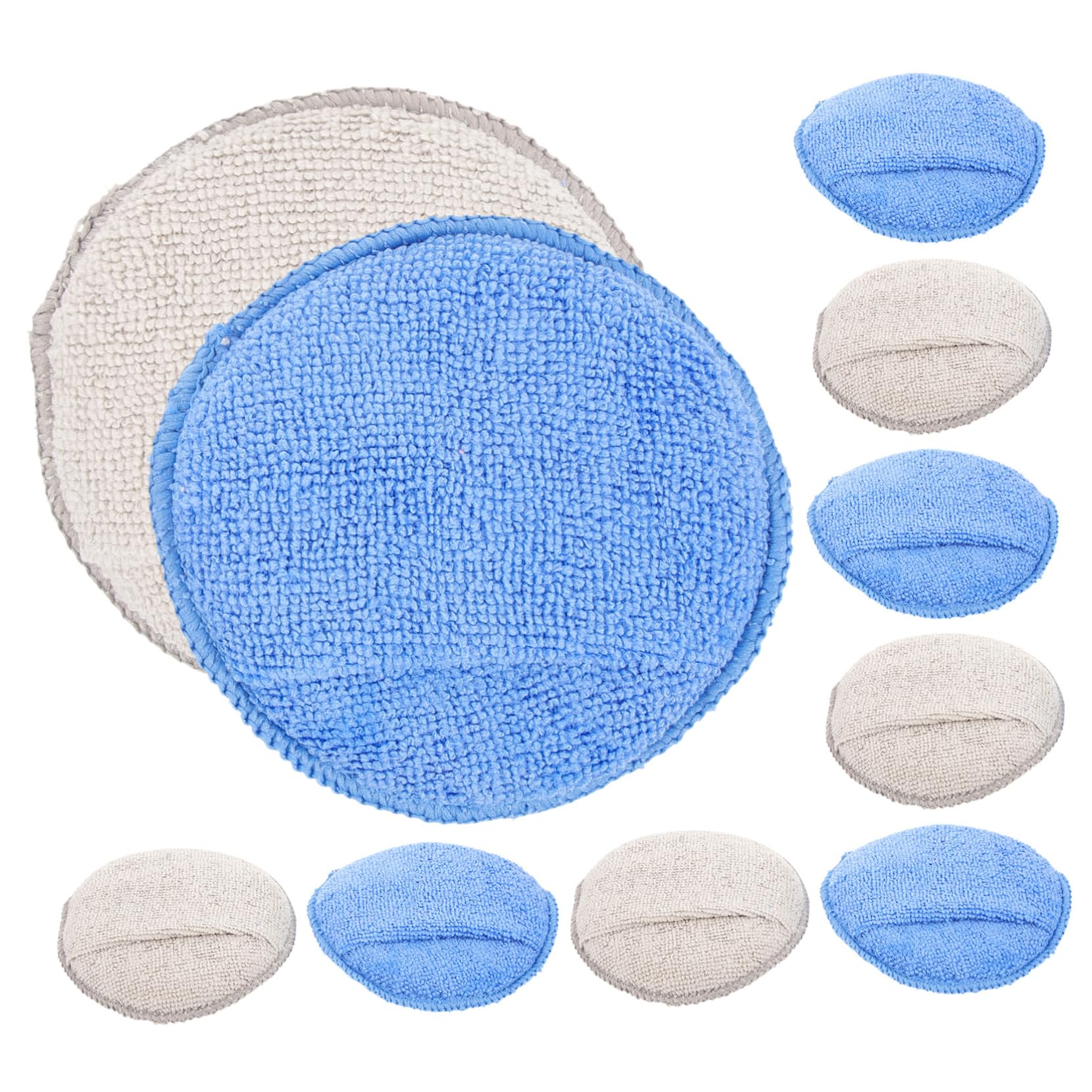 Gatuida 40stücke Teiliges Polier Und Wachspads Für Ultraweiche Reinigungsschwämme Vielseitige Anwendung Für Fahrzeugpflege Ergonomisches Design Hohe Absorbierfähigkeit