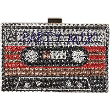 Tape Shaped Shoulder Bag Radio Recorder PU Crossbody Bag