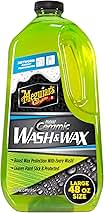 Meguiar's Hybrid Ceramic Wash & Wax - Sophisticated Car Wash Gently Cleans and Adds Shine and Slickness While Boosting Paint with Hybrid Ceramic Wax and Extreme Water Beading - 48oz