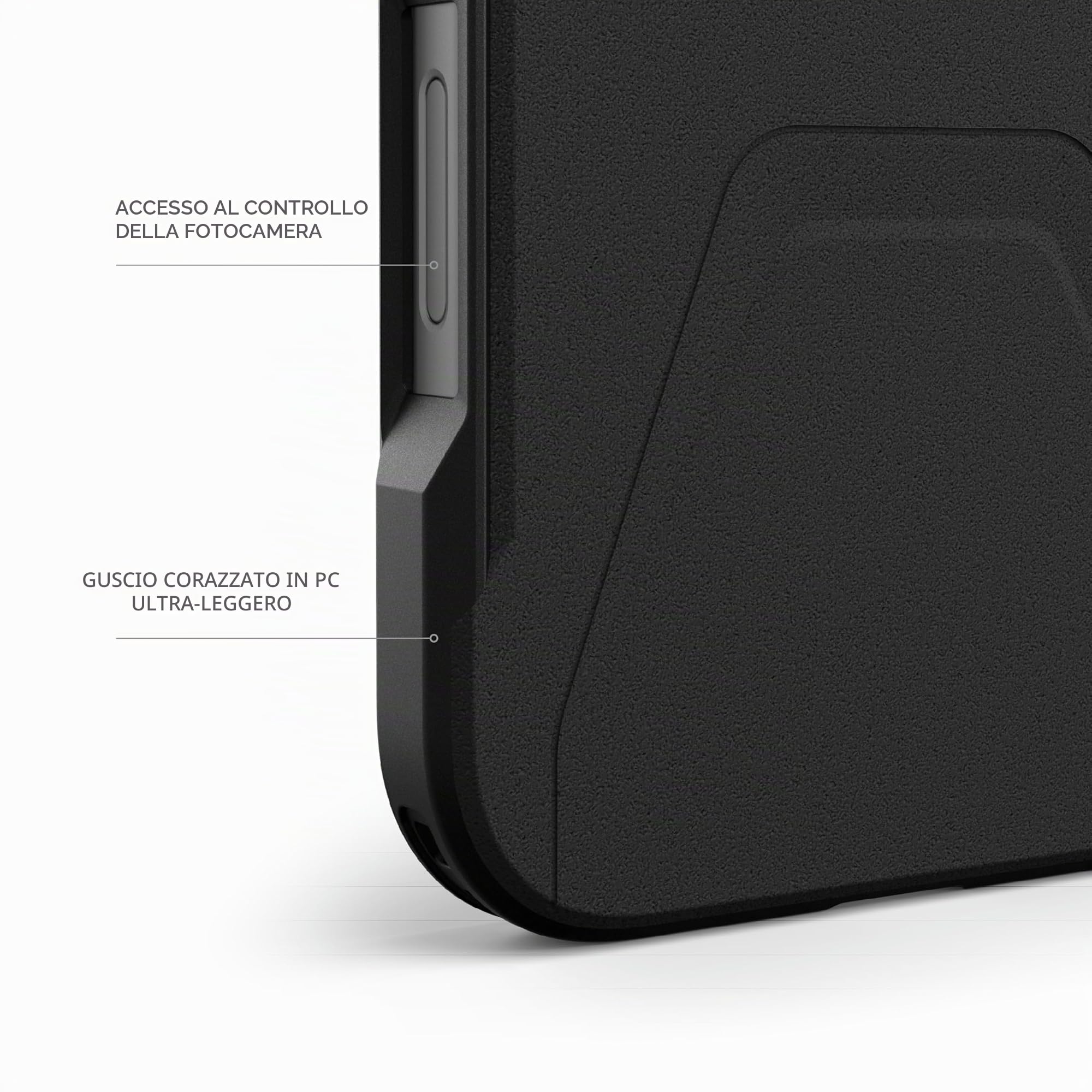 Urban Armor Gear Uag Civilian Cover protettiva progettata per iPhone 16 Pro Max da 6,9”, compatibile con MagSafe, robusta, sottile, elegante, antiurto, antiscivolo, ultra resistente, nero