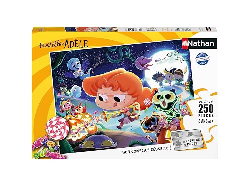 Nathan - Puzle Infantil, 250 Piezas, Halloween con Mortelle Adèle, niñas o niños a Partir de 8 años…
