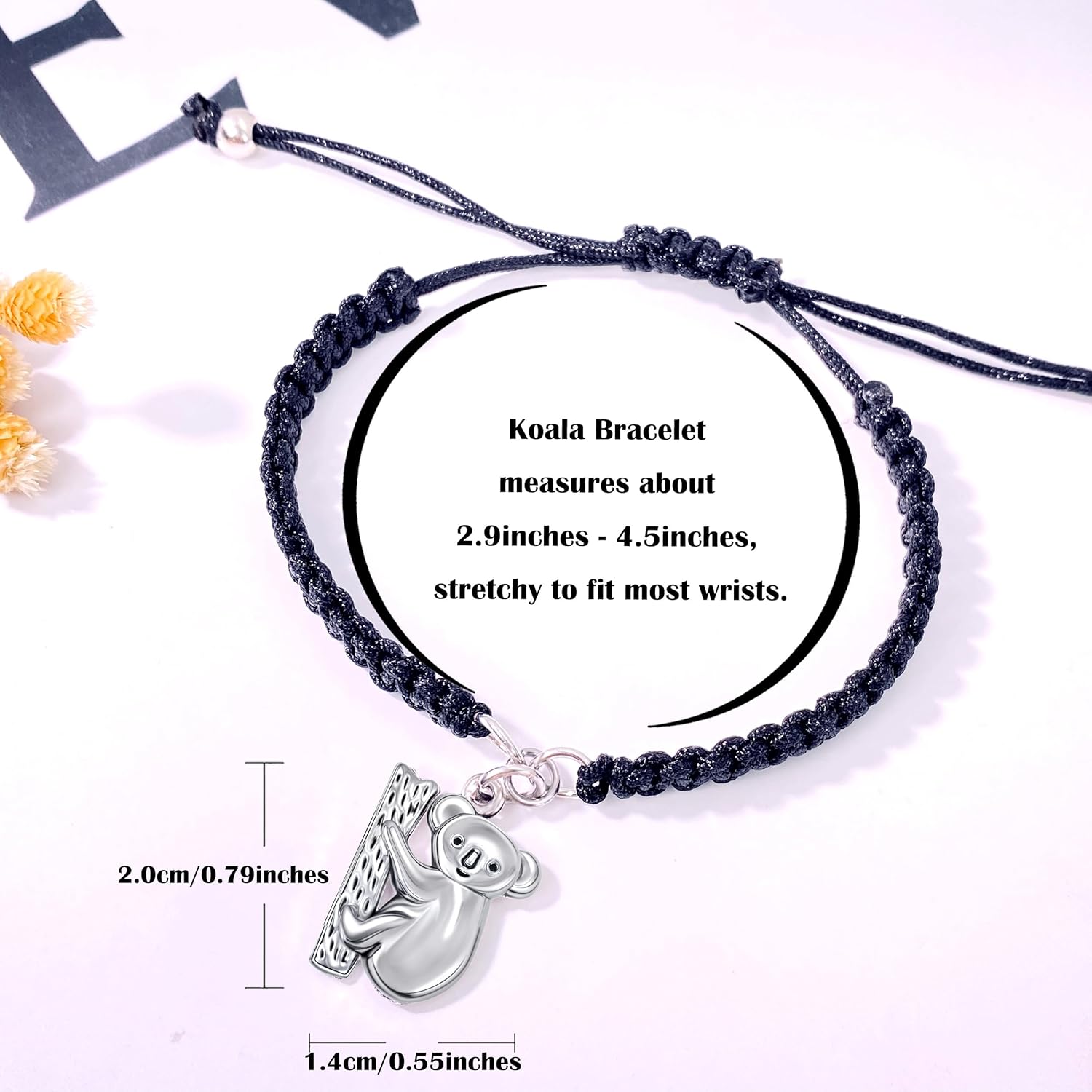 Cute Koala Bracelet for Women, Koala Lovers Gift, Exquisite Koala Jewelry Gift for Birthday Christmas Graduation Animal Lover - Image 6