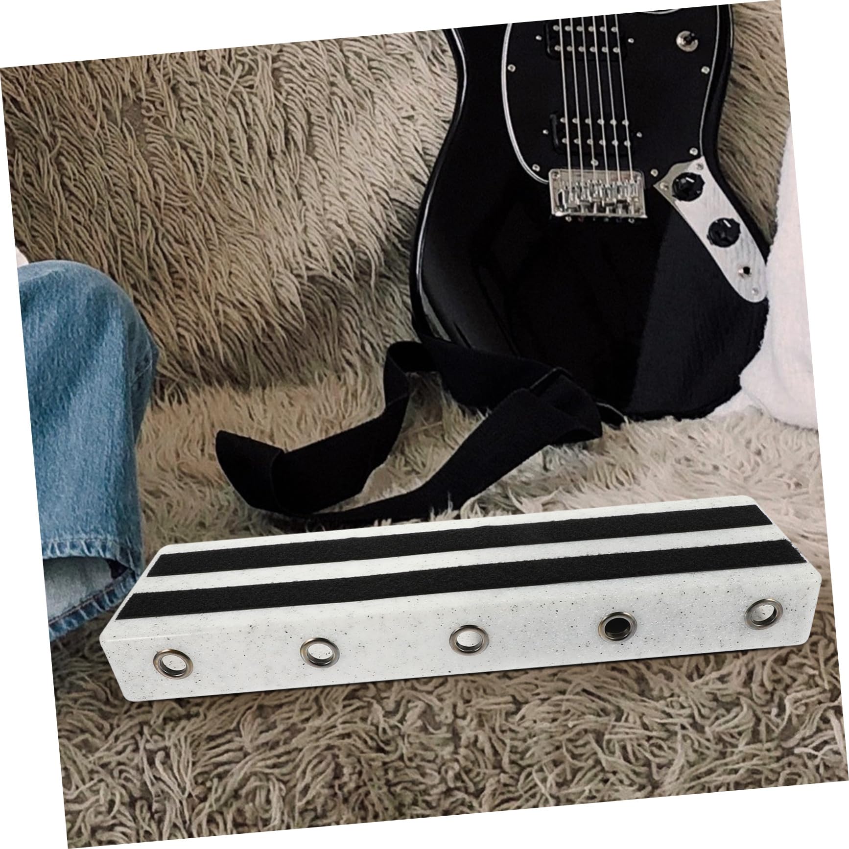 SHOWERORO Pedaliera Per Chitarra Elettrica Per e Resistente Organizzatore Per Live Musicisti Professionisti e Principianti