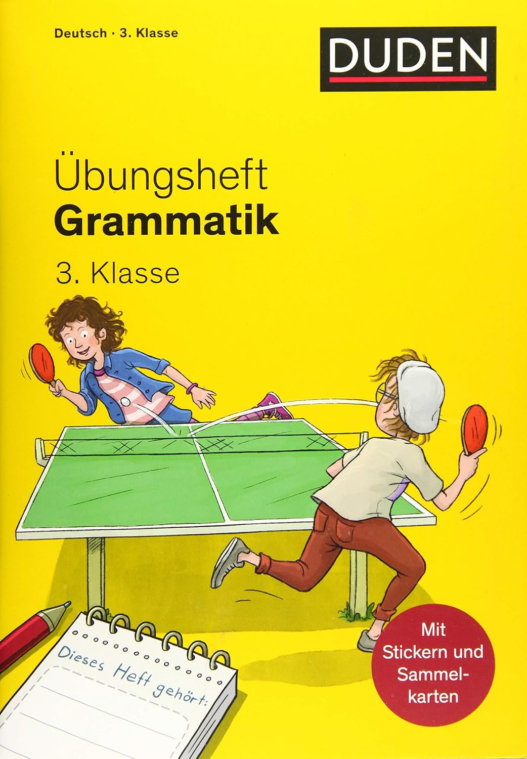Übungsheft - Grammatik 3.Klasse: Mit Stickern und Lernerfolgskarten
