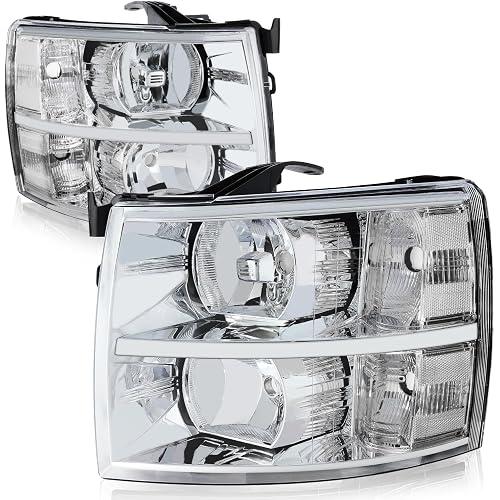Auto Dynasty Headlight Assembly for 07-14 Silverado 1500 2500HD 3500 GMT900