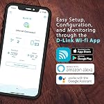 D-Link Wi-Fi Smart Plug Compatible with Alexa and Google Home, Remote Control with Mydlink APP, Timer and Schedule Function - (DSP-W118)