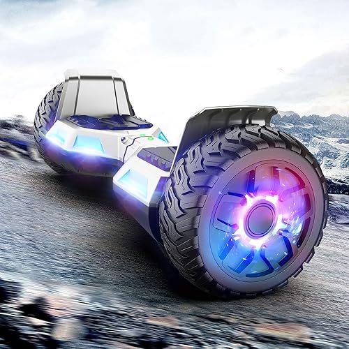 Miniatura 7 de UNI-SUN Hoverboard todo terreno, aeropatineta todoterreno de 8.5 pulgadas, 2.8 veces la velocidad de caminata con luces y Bluetooth para adultos y