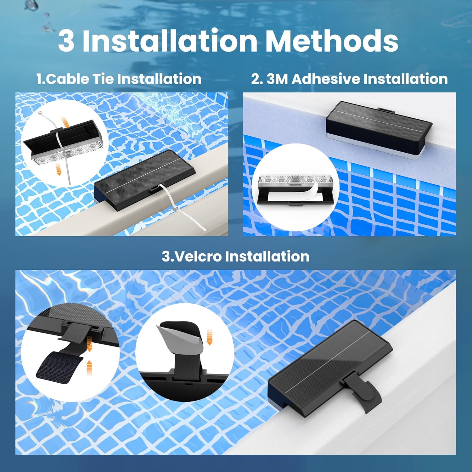 Solar Fence Lights Outdoor, 50 LM Solar Deck Lights 9 Fixed Colors & Color Changing Waterproof IP65 Step Light for Outside Stair Wall Railing Fence Post Patio Yard Decor 12 Pack