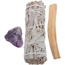 PATKAW Meditating Sage Incense Bundle Natural Wood Sticks for Indoor Aromatherapy and Energy Purification