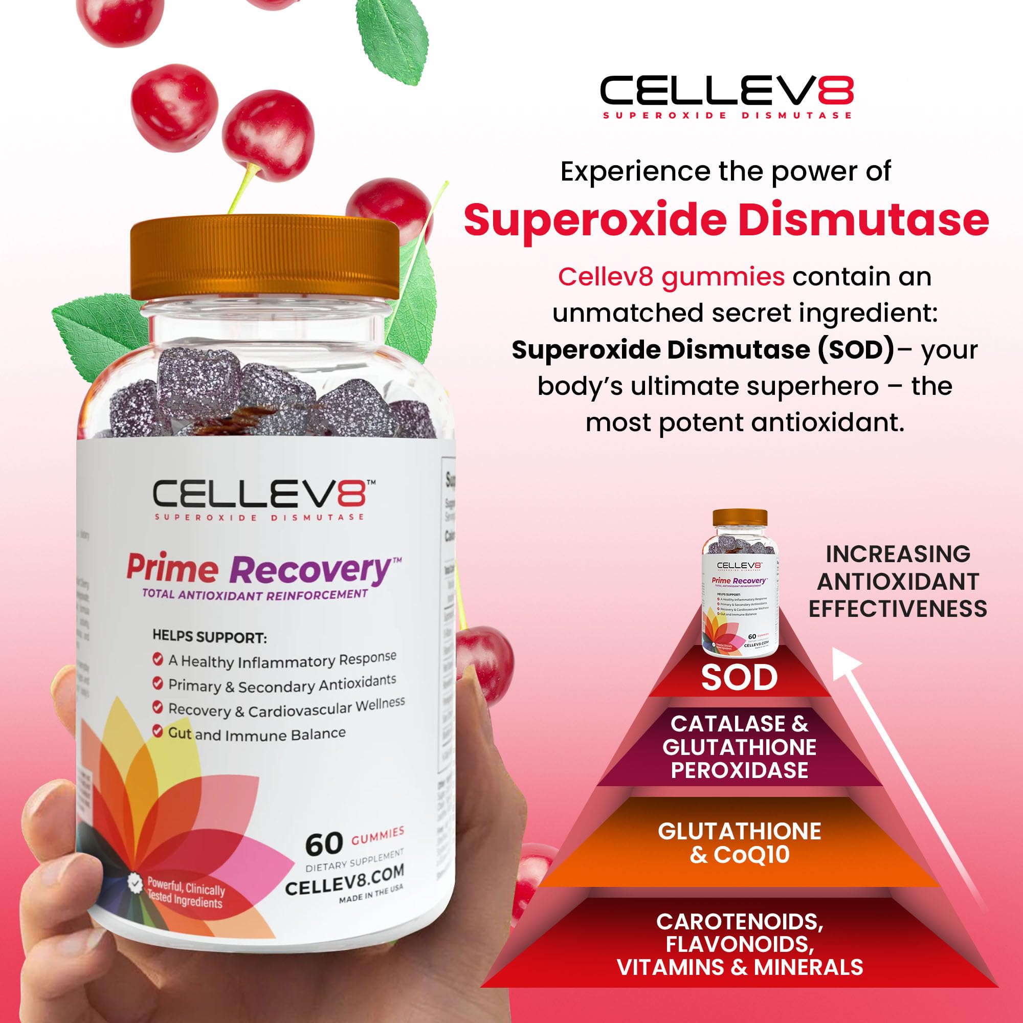 Amazon.com: Cellev8 Prime Recovery Joint & Muscle Recovery Gummies