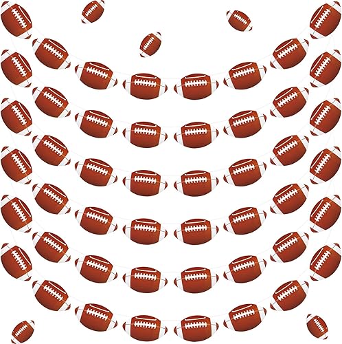 Miniatura 1 de 8 banderines de guirnalda de fútbol cuenco de fútbol día de juego deportes fiesta de cumpleaños decoración de fútbol para aficionados clubes bares