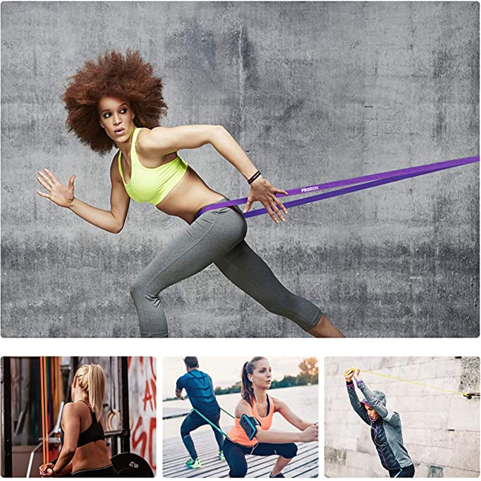 Pull Up Bande, Fasce Da Fitness Pull-Up, Bande Di Resistenza Pull Up, Loop Bands Set Per Stretching, Esercizio Pull Up Loop Bands, Stretching, Allenamento