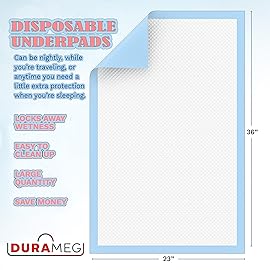 Chucks Pads Disposable [150-Pads] Underpads 23x36 Incontinence Chux Pads Absorbent Fluff Protective Bed Pads, Pee Pads for Babies, Kids, Adults & Elderly | Puppy Pads Large for Training Leak Proof