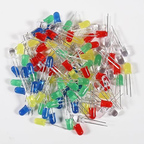 1400PCS Basic Electronics Component Assortment Kit Resistors Transistor Component Ceramic Capacitor Electrolytic Capacitor LED Diode,Common Diodes for Arduino DIY Projects