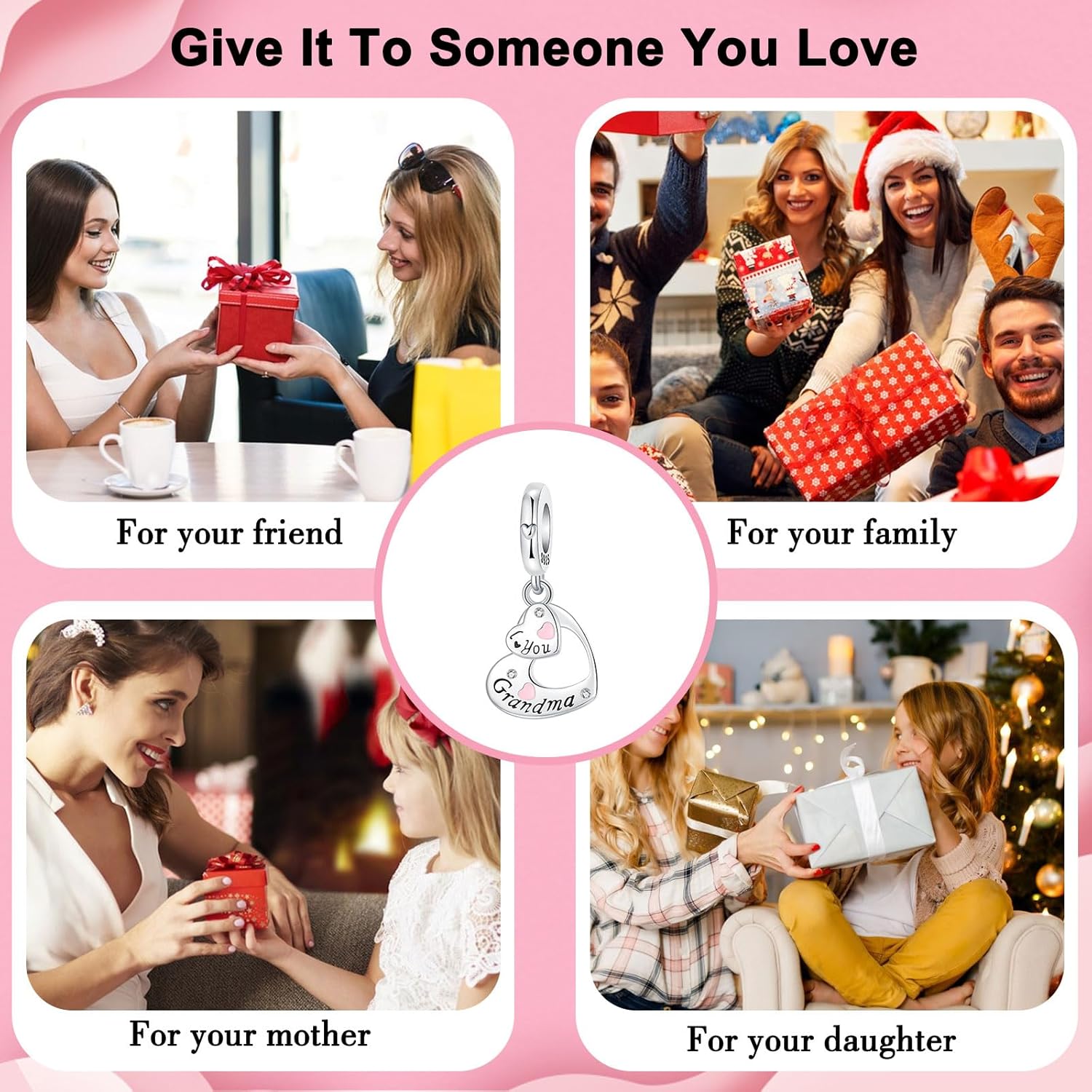 925 Sterling Silver Charm Fits Bracelets and Necklaces Charms for Women Fashion Jewelry for Women, Lover, Mother and Friend - Image 7