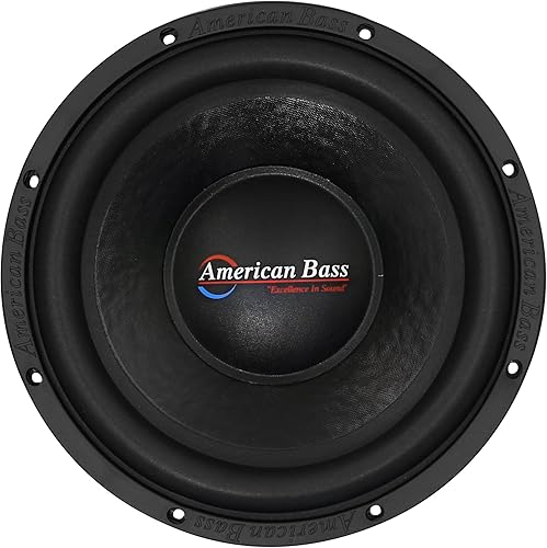 American Bass Usa xD 1222 - Subwoofer dual de 1000 vatios máximo, 2 ohmios, 12 pulgadas, color negro