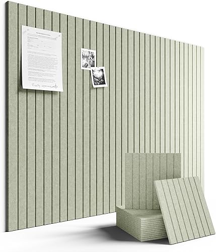 Fluxynara Tablón de anuncios grande de fieltro de 48 x 36 pulgadas, alternativa de tablero de corcho, paquete de 12 con 70 pestañas adhesivas