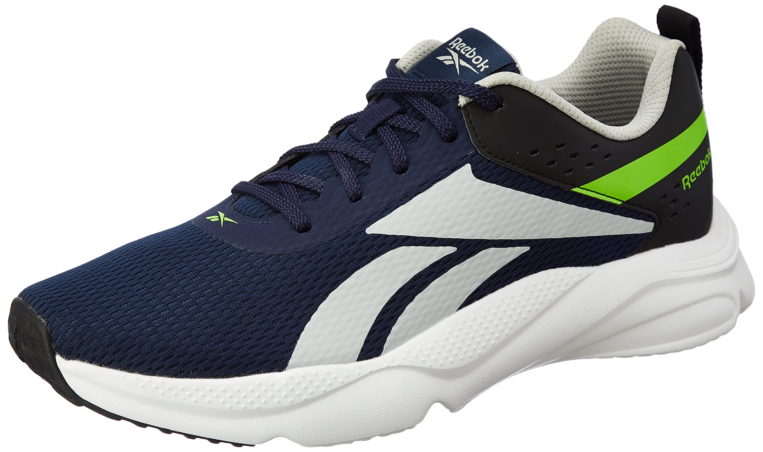 Reebok Men Runway M Vector Navy/LGH Solid Sneaker Grey/Blk/Lime R 7 (B0BVBSV3FJ) Amazon Price History, Amazon Price Tracker