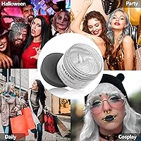 Vista 6 de Pomadas Mofajang de cera para el cabello, 4.23 oz, material de cera para colorear el cabello natural, desechable, arcilla para peinar el cabello