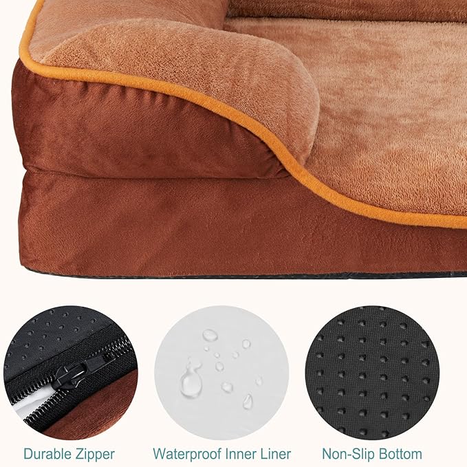 Cama Ortopédica para Perro Grande 89x64cm Lavable Impermeabl miniatura 2