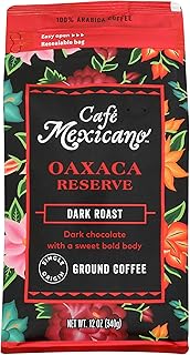 Cafe Mexicano Oaxaca Reserve Dark Roast Ground Coffee - 12 Ounce