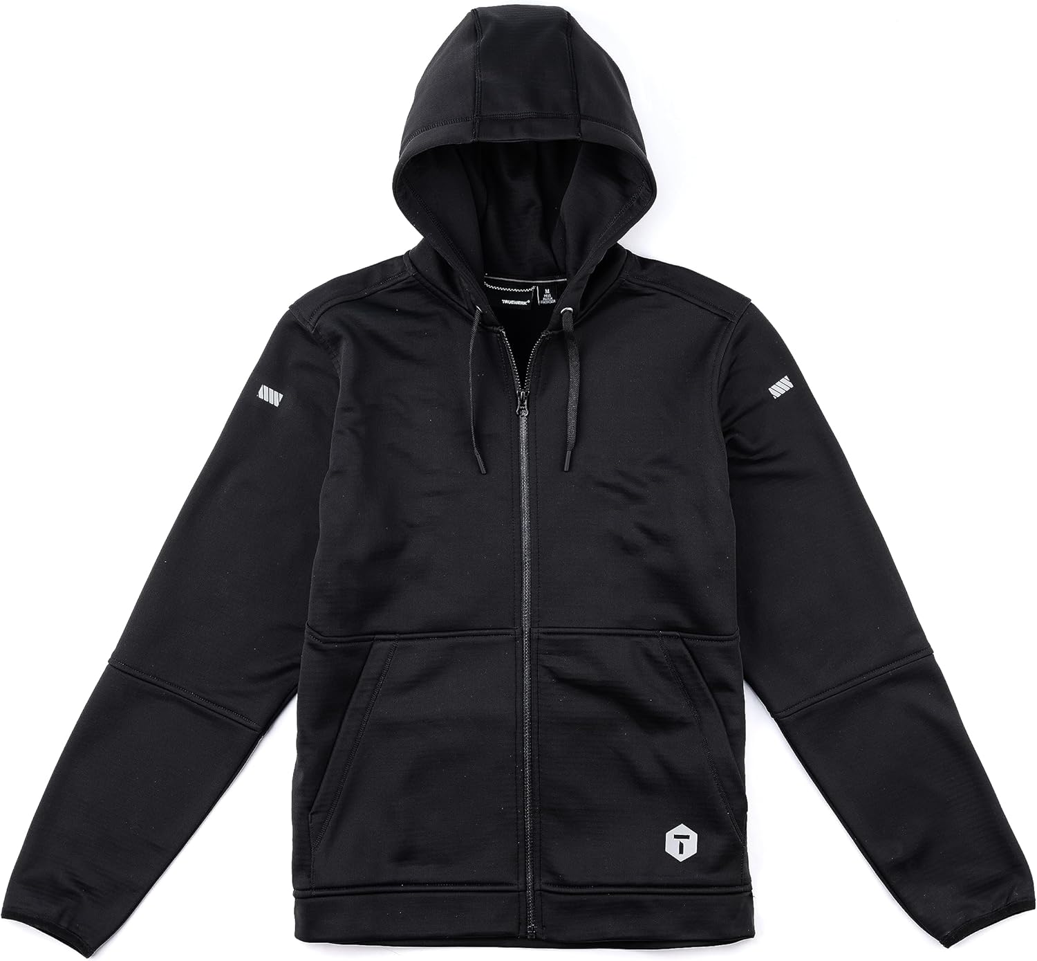 TRUEWERK Men's Work Hoodie M2 Grid Pullover Midweight, Moisture